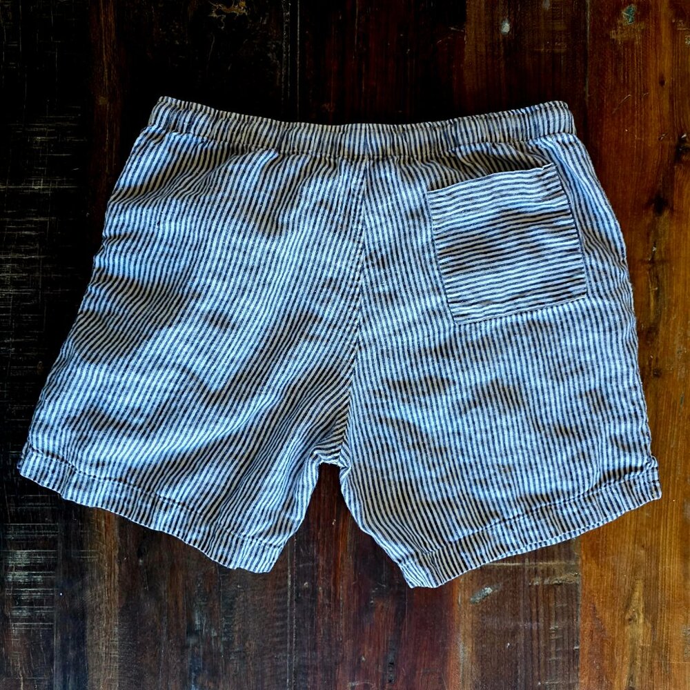 Striped Gray Men's Shorts - Picture 3 of 3